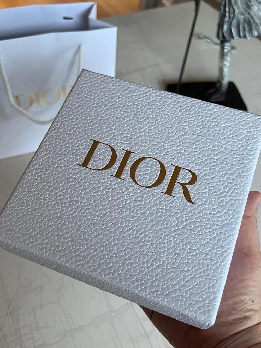 Dior square gift box with gift bag set - Picture 2 of 7
